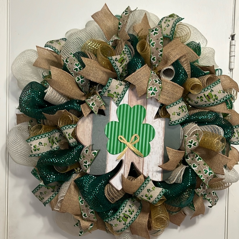 🎉🍀🍀🎉Saint Patrick’s Day Wreath - Picture 1 of 4